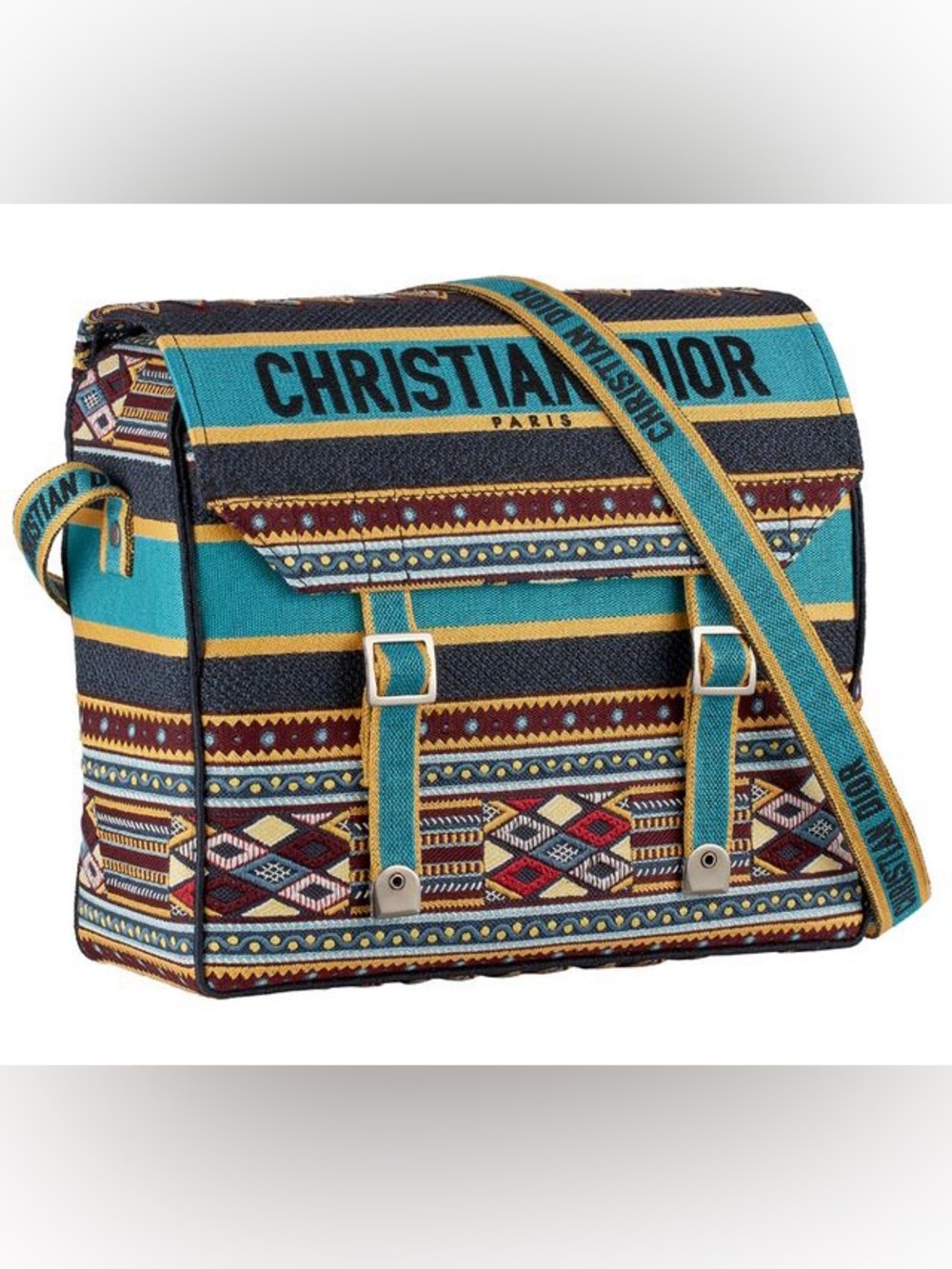 Christian Dior Diorcamp Embroidered Messenger Bag